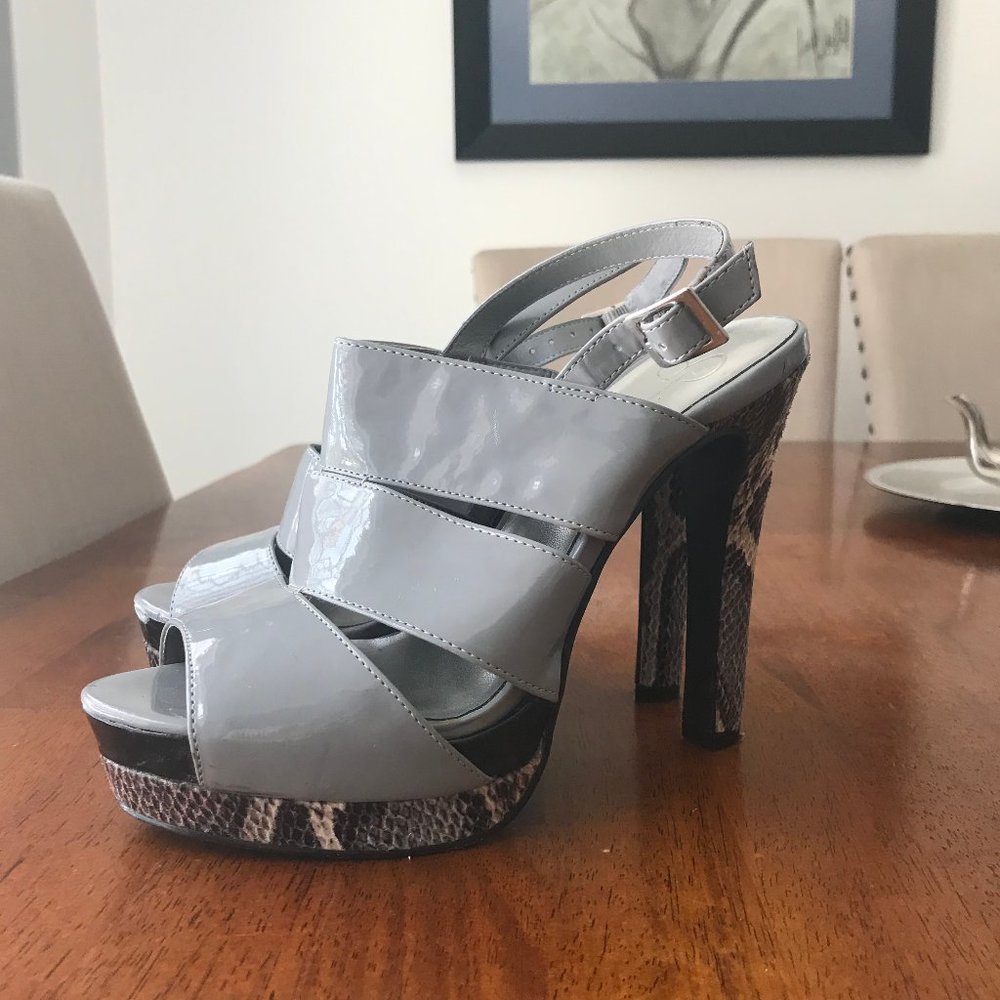 Jessica Simpson Gray Heels